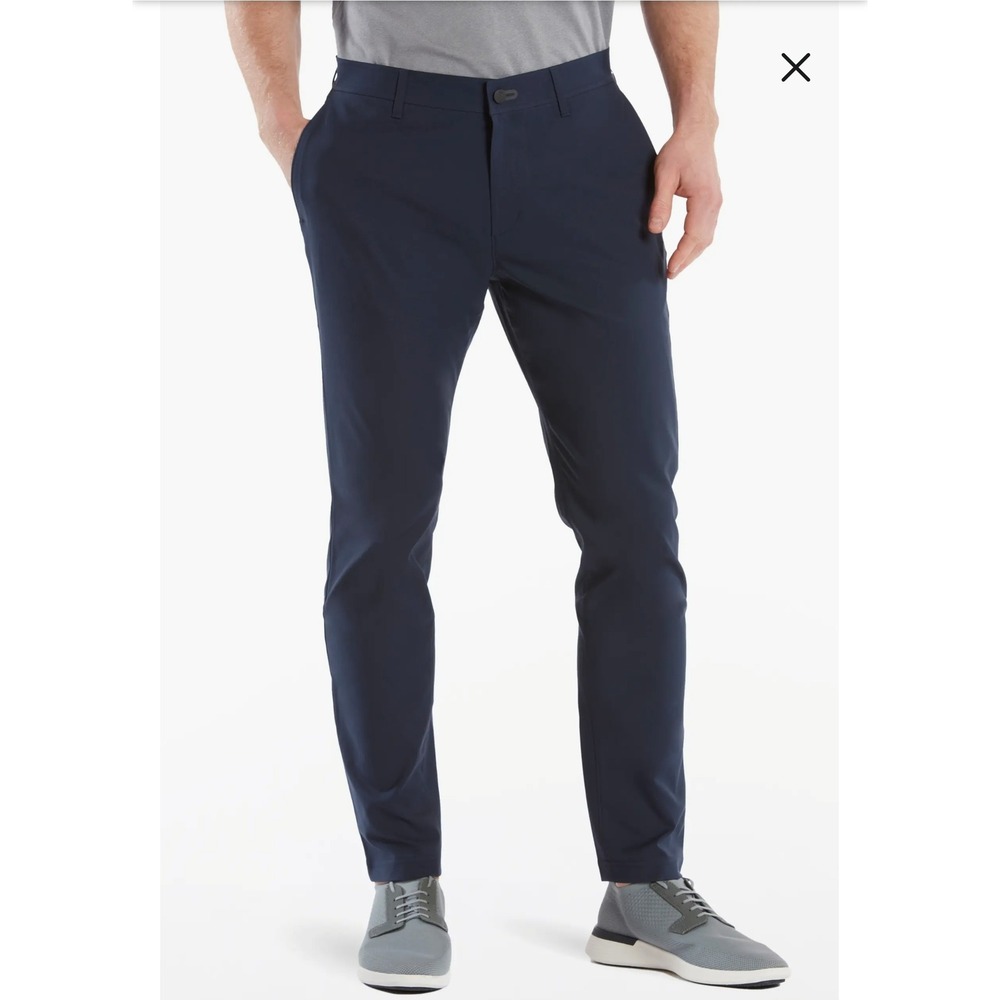 Public Rec Dealmaker Chino Pant 42X34 Navy Blue Career Tech Water Resistant EUC